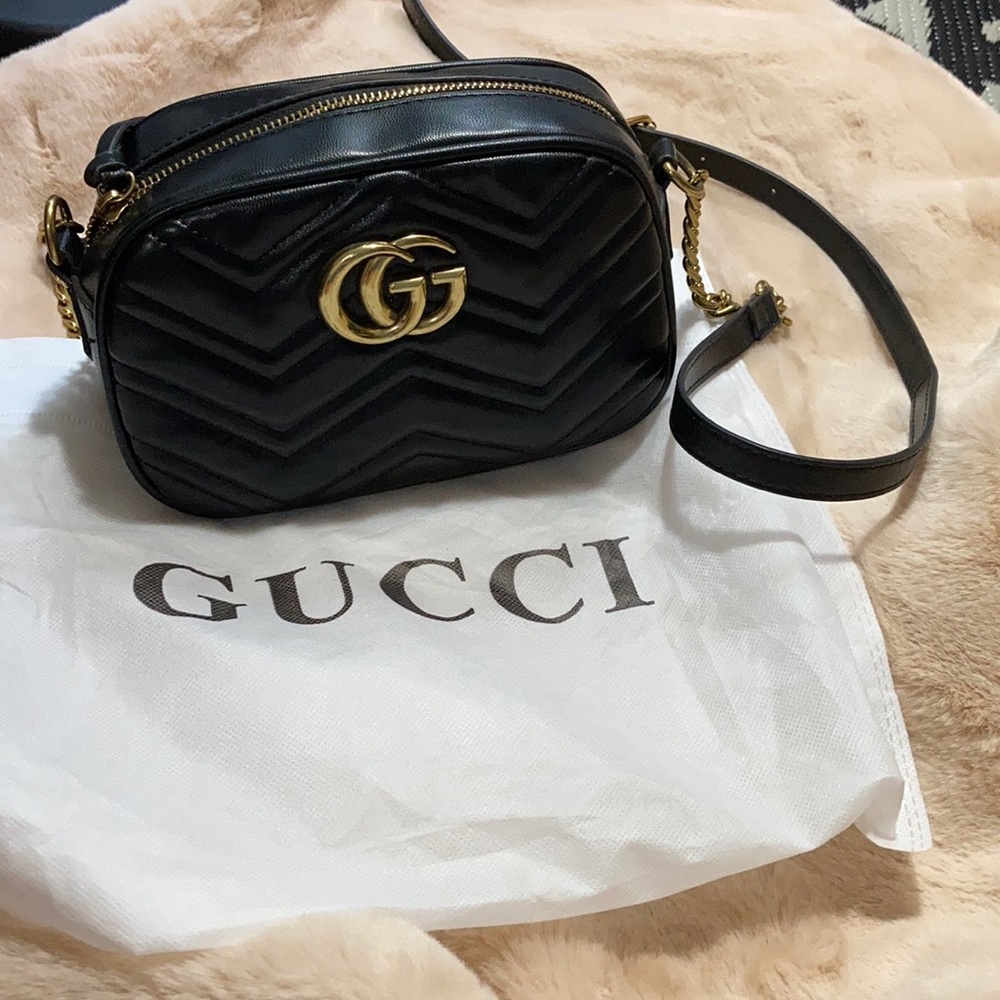GG luxury bag with dust bag